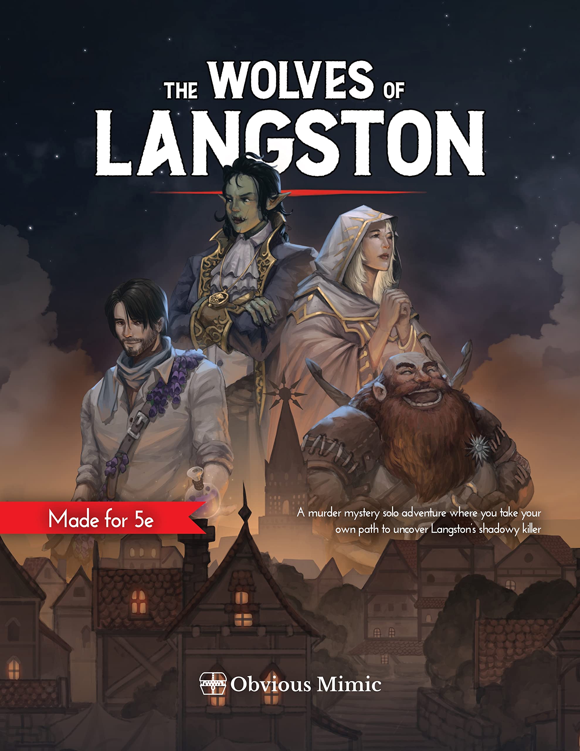 The Wolves of Langston: A 5e Solo Adventure Murder Mystery