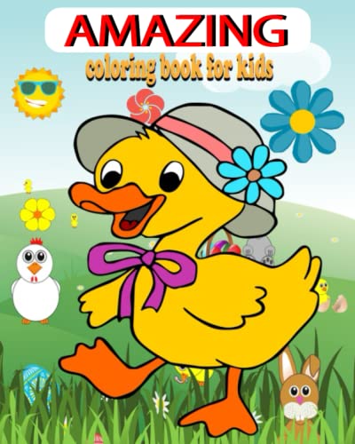 AMAZING COLORING BOOK FOR KIDS: About 60 Pictures Of Spring For ...