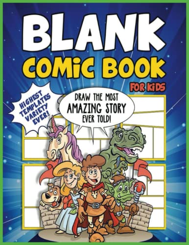 Blank Comic Book: my blank comic book,blank comics books,blank comic ...