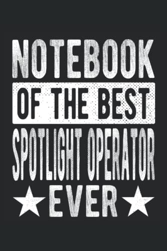 Spotlight Operator Notebook: Blanko notebook lined | 6
