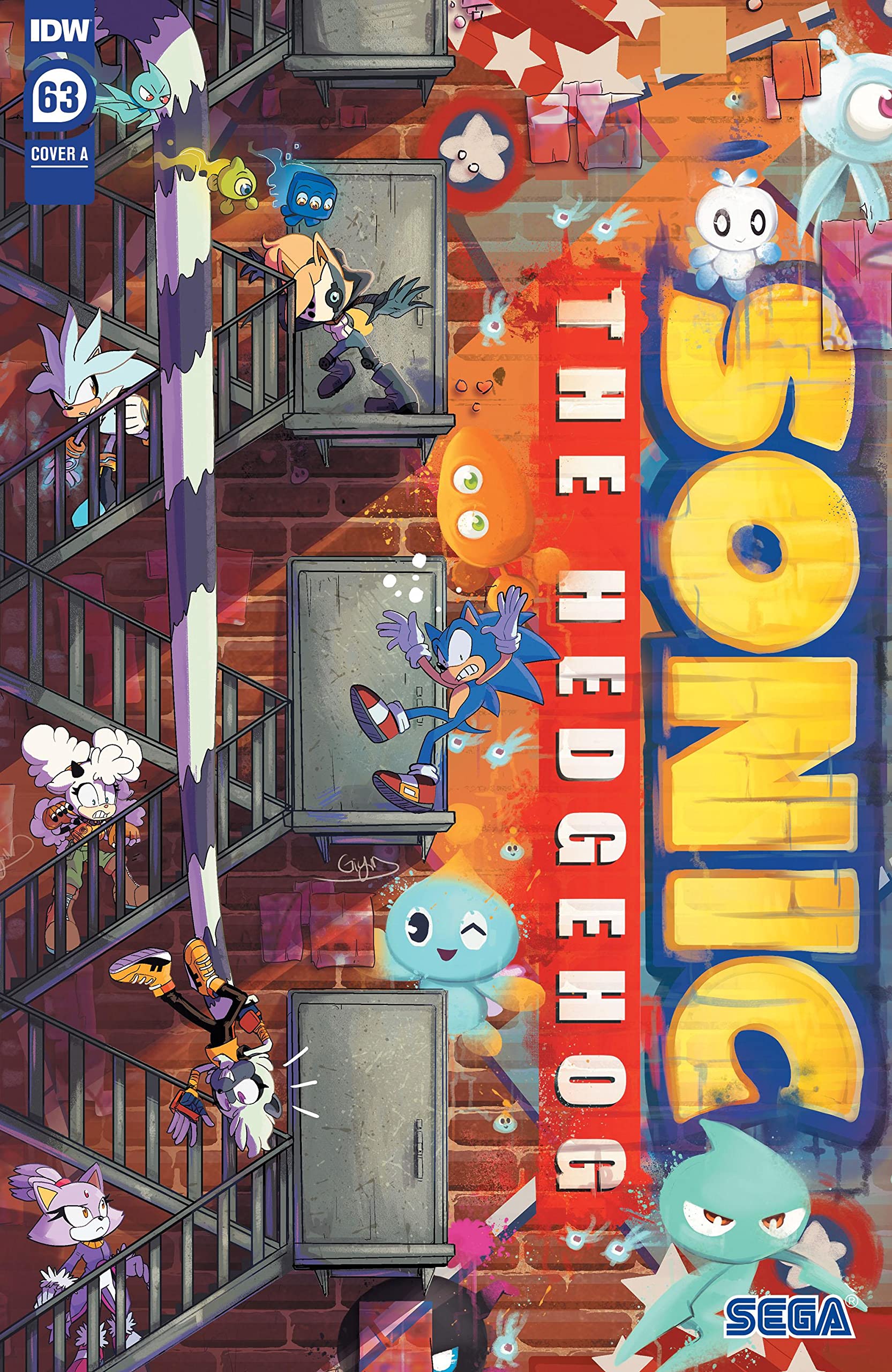 Sonic The Hedgehog (2018-) #63 book cover