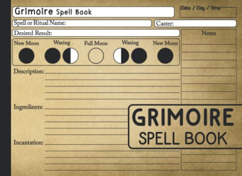 Grimoire Spell book: Grimoire of Shadows | Witch journal log | Wiccan ...