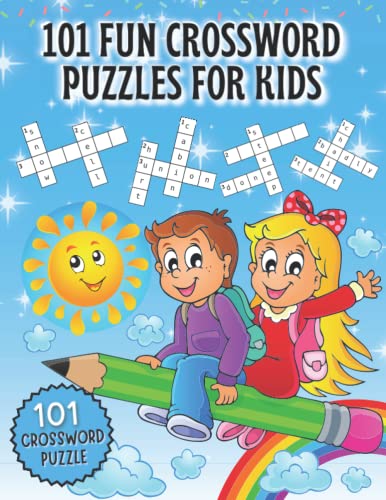 101 Fun Crossword Puzzles for Kids: First Children Crossword Puzzle Book | Large Print Crossword ...