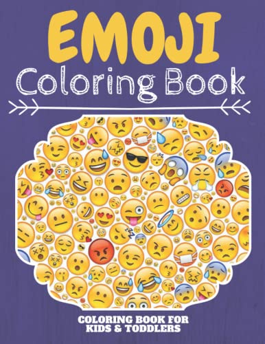 Emoji Coloring Book: Emoji Coloring Book: +20 Pages With Funny High