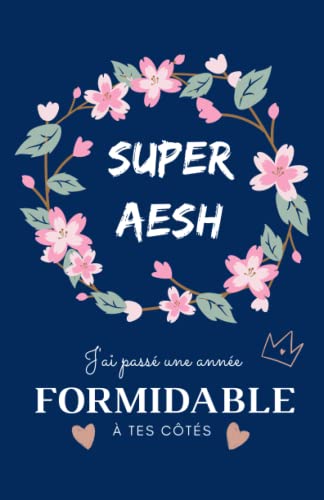 Carnet Personnalisé Pour AESH - Idée Cadeau Remerciement Enseignant - Message Personnalisable