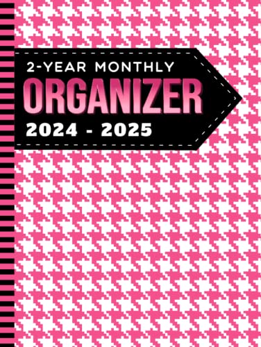 2-Year Monthly Organizer 2024-2025: Hardcover / Large Dated Monthly