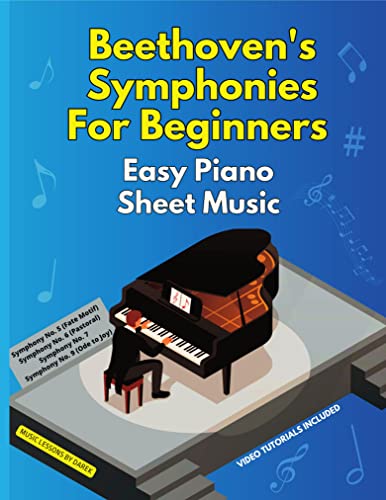 Beethoven's Symphonies For Beginners | Easy Piano Sheet Music ...