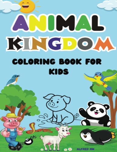 Animal Kingdom Coloring Book For - 144731507 