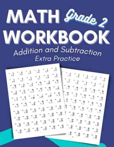 Math Workbook Grade 2 Addition and Subtraction Extra Practice: Math ...