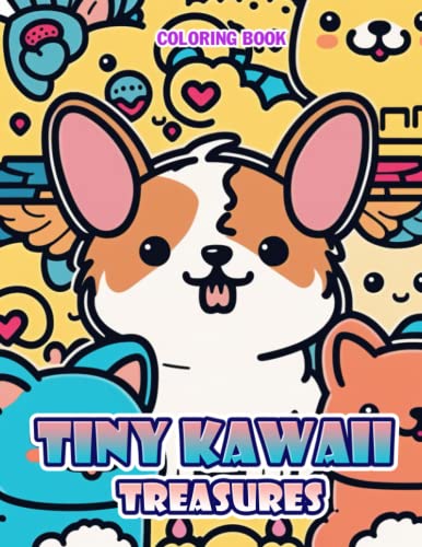 Tiny Kawaii Treasures Coloring Book: Unleash Your Creativity With