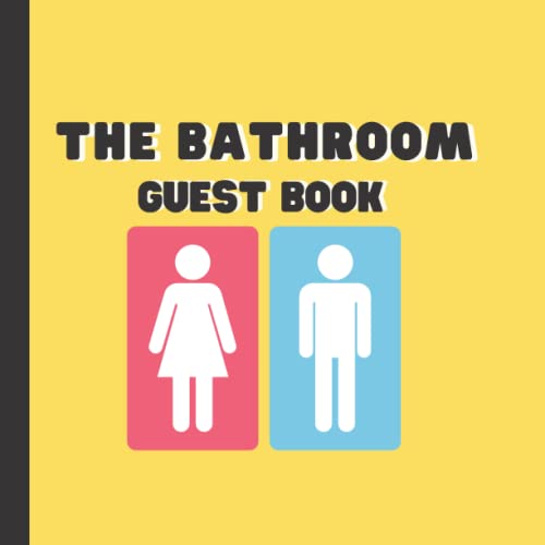 The Bathroom Guest Book Hilarious guest bathroom journal Perfect