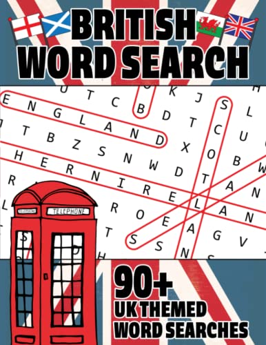 British Word Search: British Word Search Books for Adults UK by Green