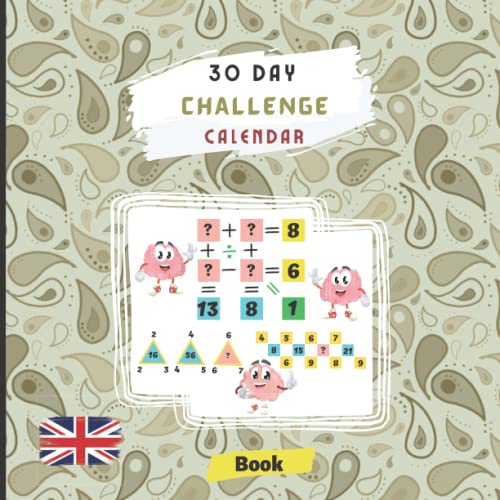 30 Day Challenge Calendar Logical puzzle book for adults, Find the