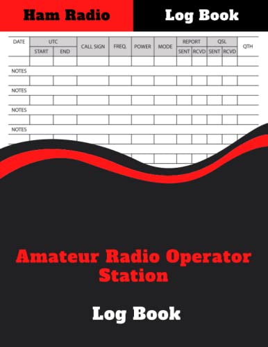 Radio Log Ham Radio Log Book: ham radio station log | Amateur Radio Operator ...