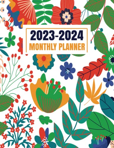 2023-2024 Monthly Planner: Two Year Planner Calendar Schedule Organizer ...