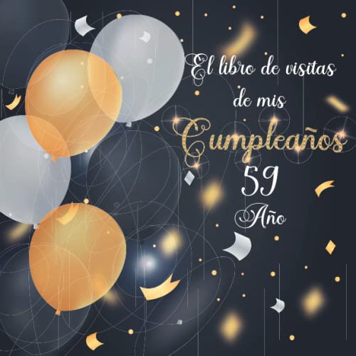 El libro de visitas de mi 59 año Regalos originales y divertidos para