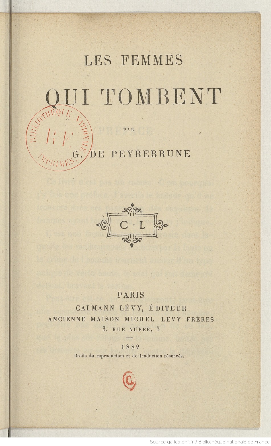 Les Femmes qui tombent