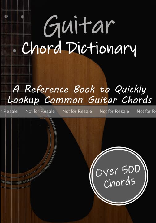PROOF Guitar Chord Dictionary A Visual Reference Book for Moveable