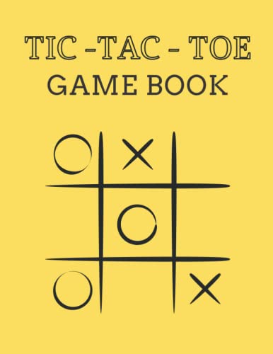TIC-TAC-TOE Game Book: 2360 large plain tic-tac-toe grids provide hours ...