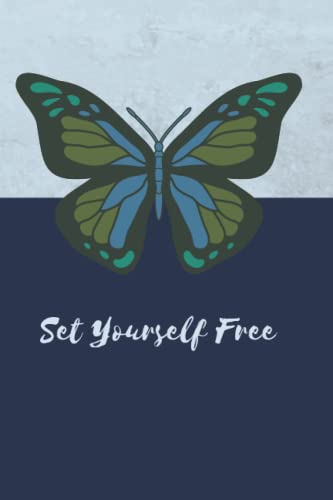 Black And Blue Butterfly Notebook, Journal