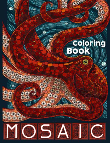 Mosaic Coloring Book: A Colorful Journey Through the Animal Collection ...