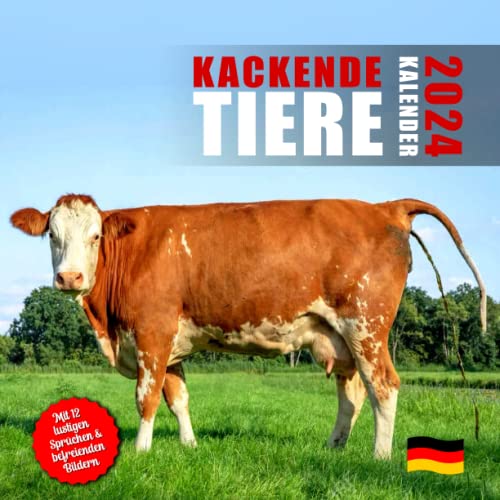 Kackende Tiere Kalender 2024: Das lustige Geschenk für Männer Frauen