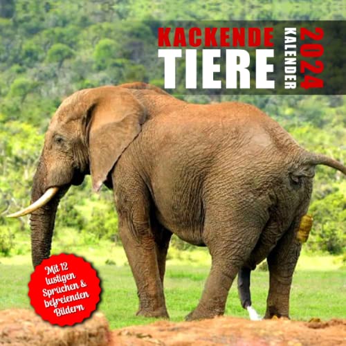 Kackende Tiere Kalender 2024: Das lustige Geschenk für Männer Frauen