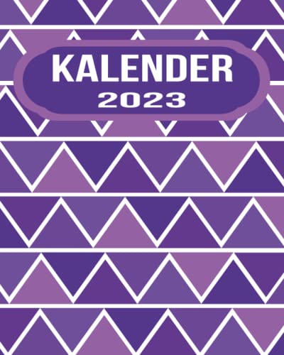 Kalender 2023: XXL Kalender 8x10 Zoll 2023 1 Tag = 1 Seite mit großem
