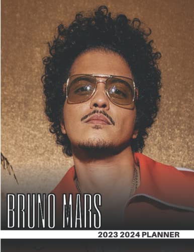 Bruno Mars 2023 2024 Planner: Bruno Mars Two Years monthly planner 2023