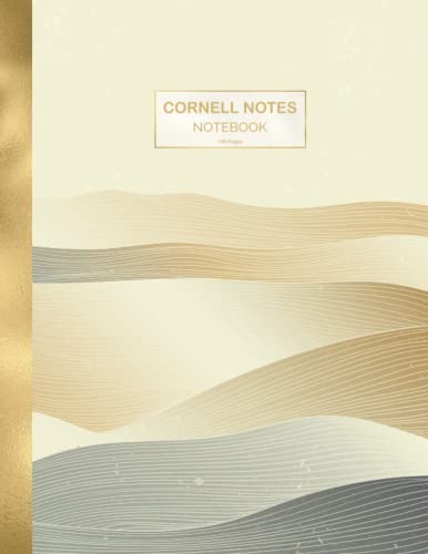 Cornell Notes Notebook: Beautiful Landscape College notebooks for note