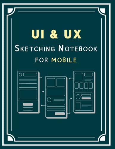 UX / UI: Wireframe Design Sketching notebook Mobile templates for ...