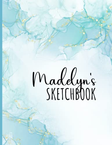 Madelyn's Sketchbook: Personalized Blank Sketchbook For Girl Name ...