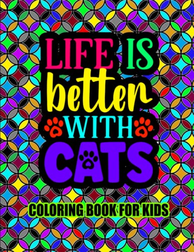 Cat Coloring Book: Awesome Cat Coloring Book For Kids by Daniel Lycett