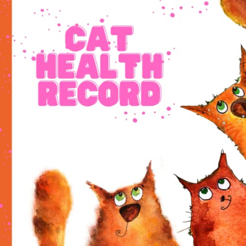Cat health record Cat Health Record Book by Anna Bolechowska Goodreads