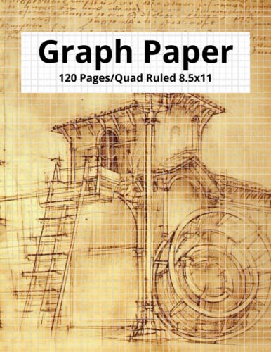 Versatile Graph Paper Journal: 8.5x11 Inches: 120 Grid Pages for ...