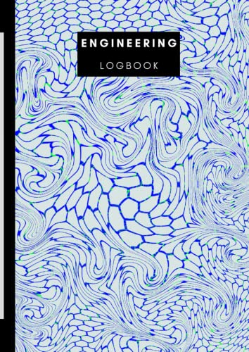A4 Engineering Logbook 100 pages graph paper Twisted beehive Blue ...