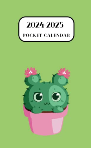 2024-2025 Pocket Calendar: Two-Year Monthly Planner for Purse| 24