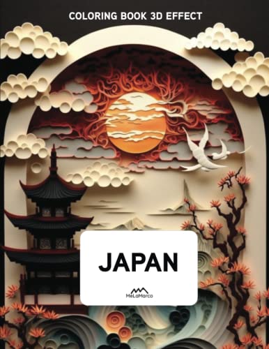 Traditional Japan Coloring Book for Kids - 3D Coloring Book: Journey to ...