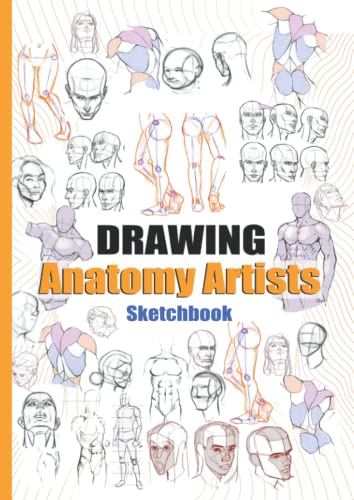 Large Sketchbook for Anatomy for Artists: Notebook for Drawing, Writing ...
