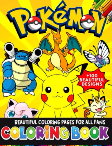 P0KE coloring book: ( NEW 2023 Edition) Beautiful Coloring Pages for ...