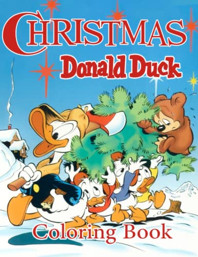 Donald Duck Christmas Coloring Book: The Fantastic Christmas Coloring ...