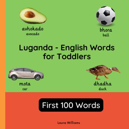 Luganda English Words for Toddlers First 100 Words Teach and Learn