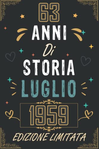 Maglietta Donna Ampia Scollatura: Regalo Per 63 Anni, Idea Compleanno 63° Anni, Cotone Bio, Originale