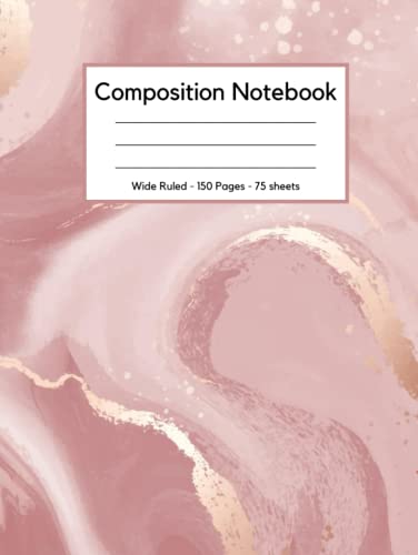 Composition Notebook: Wide Ruled Journal Notebook or Girls Boys Kids ...