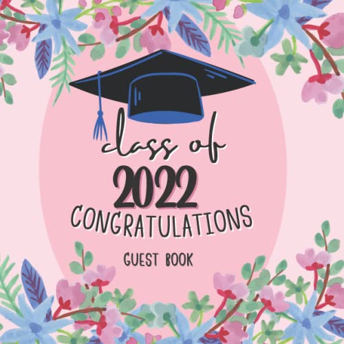 Class Of 2022 Congratulations Guest Book graduation souvenirs