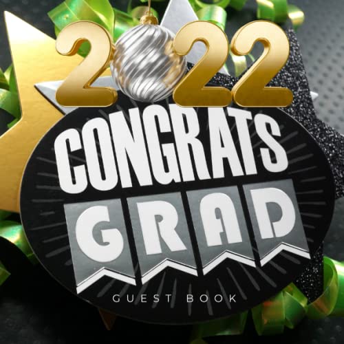 2022 Graduation Guest Book Party Sign In Book for Visitors To Write In