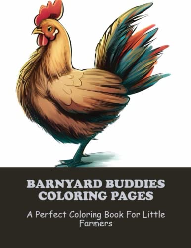 Barnyard Buddies Coloring Pages: A Perfect Coloring Book For Little ...