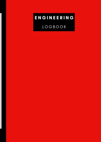 A4 Engineering Logbook 100 pages graph paper - Red: Witness signature ...