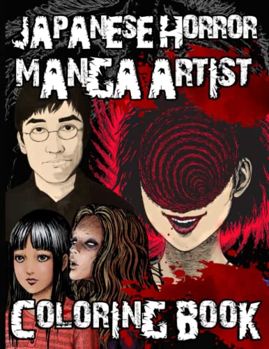 Japanese Horror Artist Coloring Book: Japanese Horror Story Artist High ...