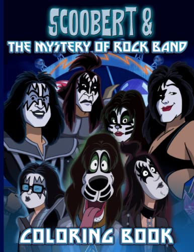 Scoobert & The Mystery Of Rock Band Coloring Book: Mystery Rock Band ...